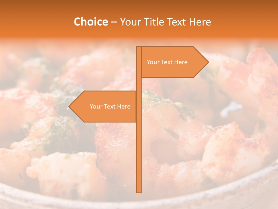 Meal Sea Food Starter PowerPoint Template