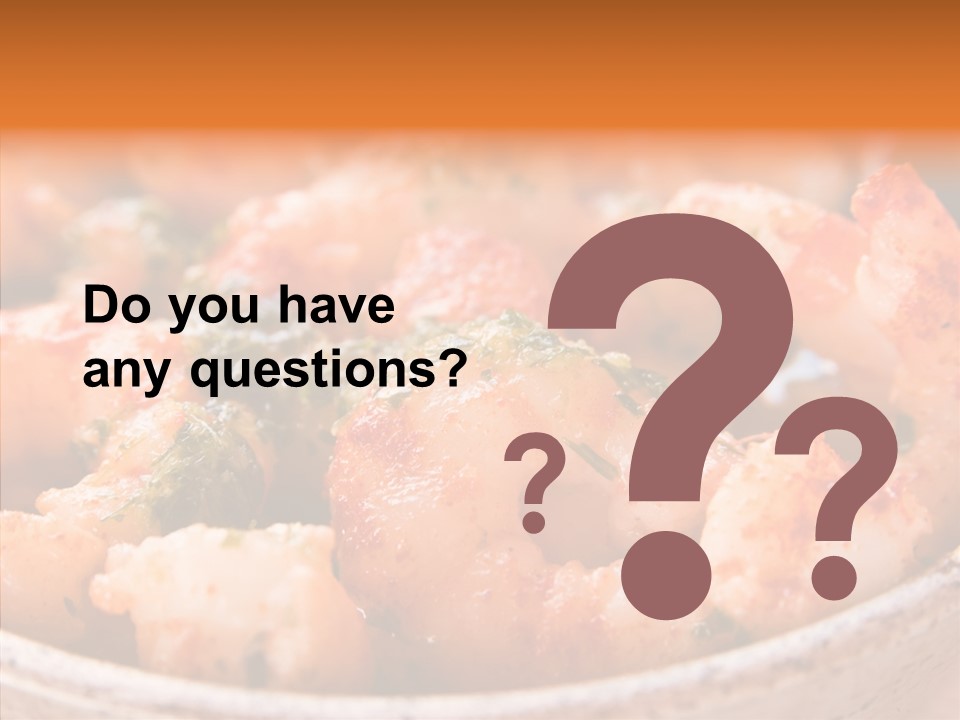 Meal Sea Food Starter PowerPoint Template