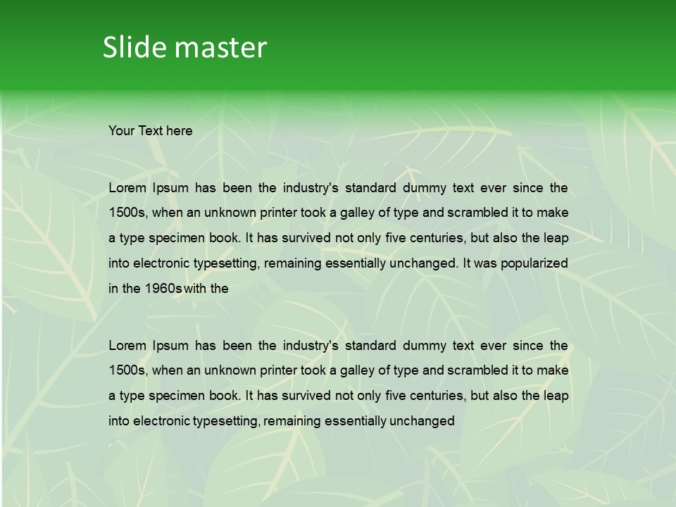 Brown Damaged Vector PowerPoint Template