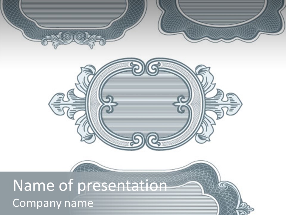 Tattoo Form Symmetry PowerPoint Template