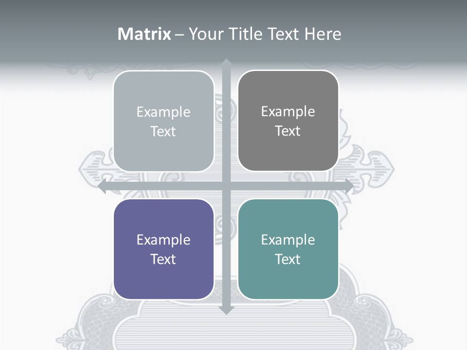 Tattoo Form Symmetry PowerPoint Template