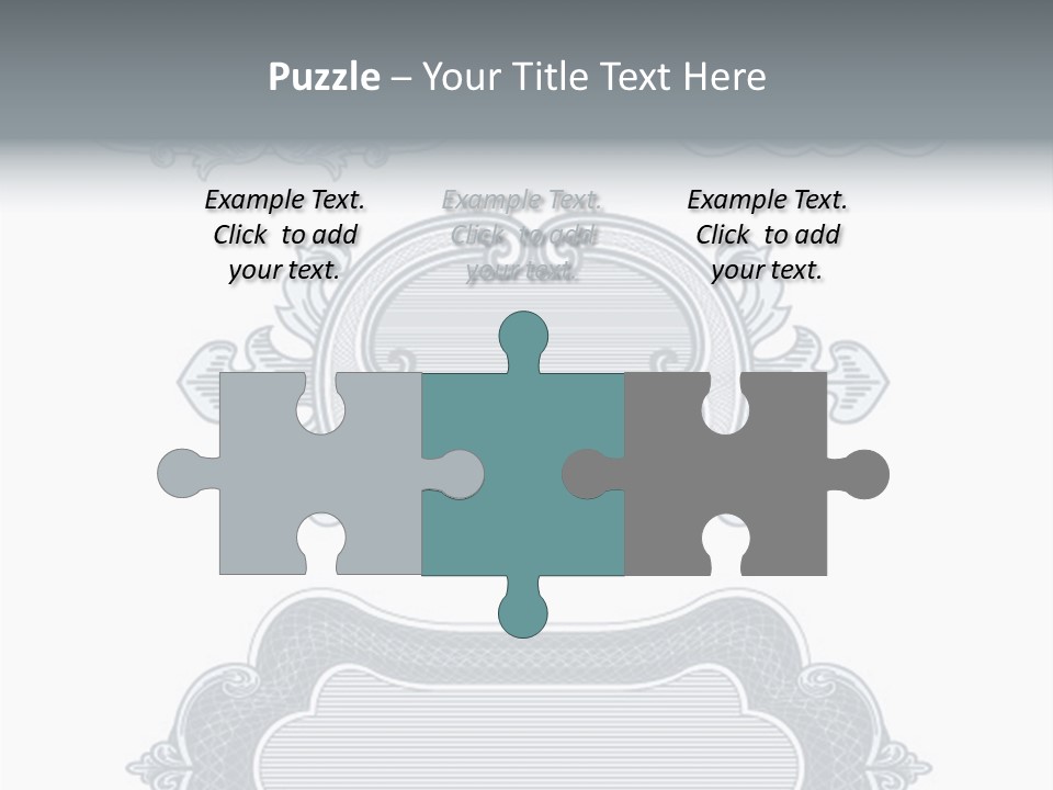 Tattoo Form Symmetry PowerPoint Template