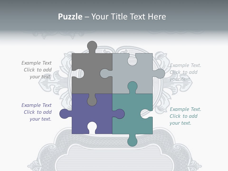 Tattoo Form Symmetry PowerPoint Template