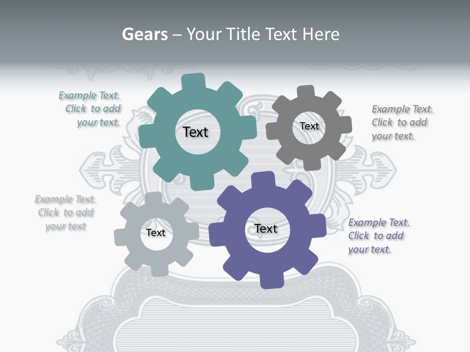 Tattoo Form Symmetry PowerPoint Template