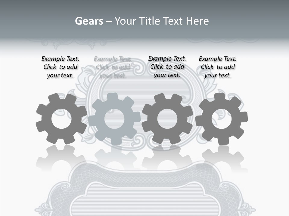 Tattoo Form Symmetry PowerPoint Template