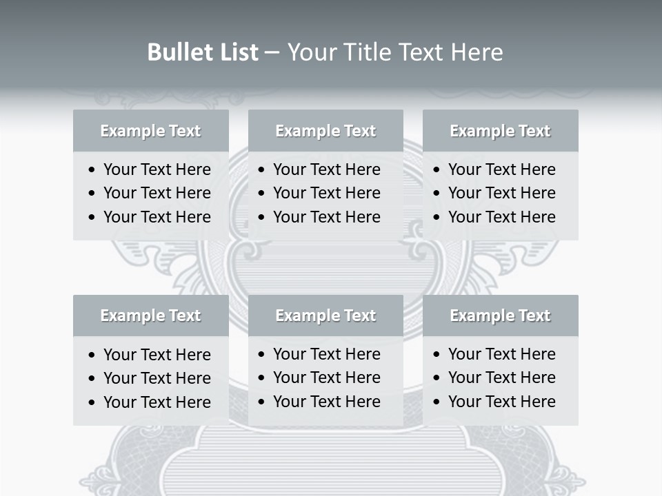 Tattoo Form Symmetry PowerPoint Template