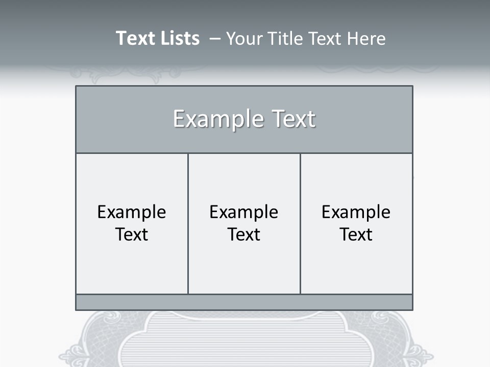 Tattoo Form Symmetry PowerPoint Template