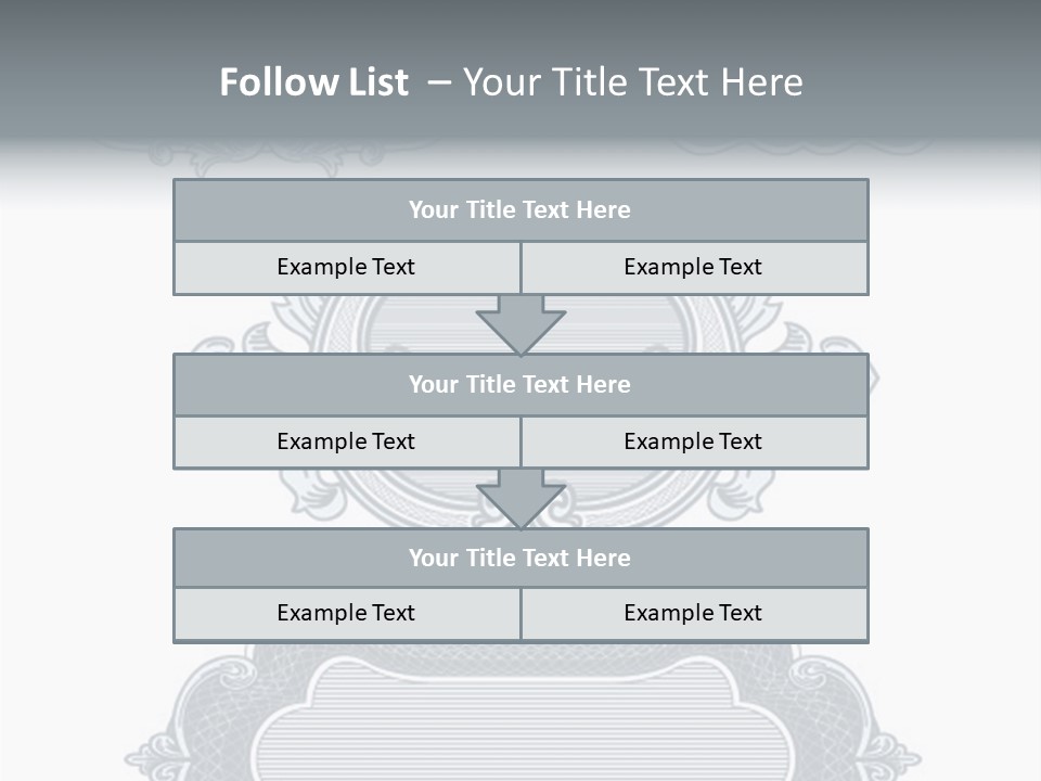 Tattoo Form Symmetry PowerPoint Template