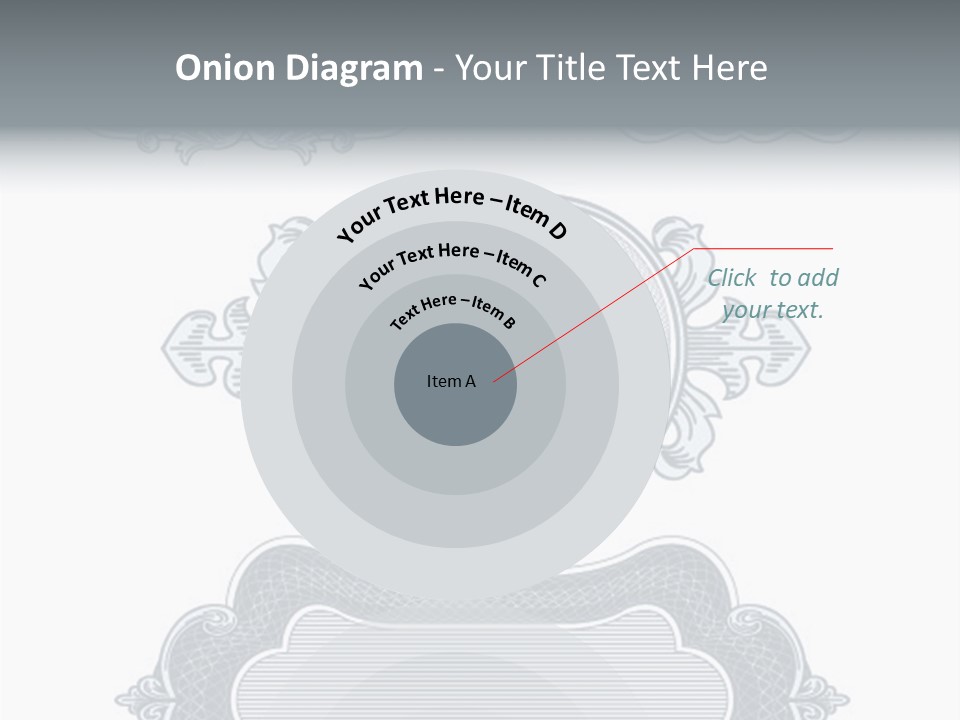 Tattoo Form Symmetry PowerPoint Template