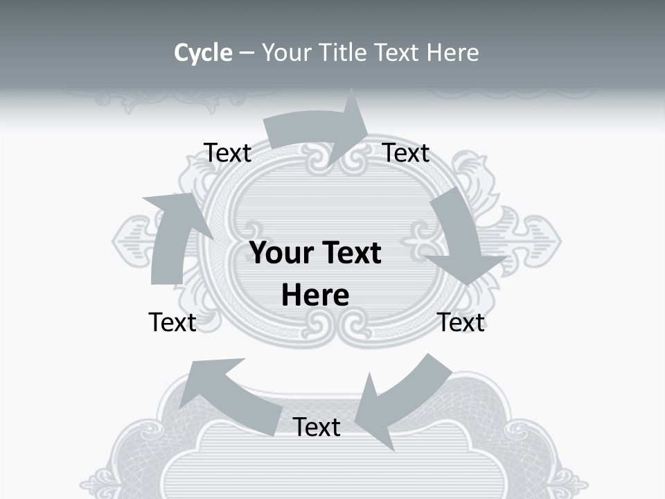 Tattoo Form Symmetry PowerPoint Template