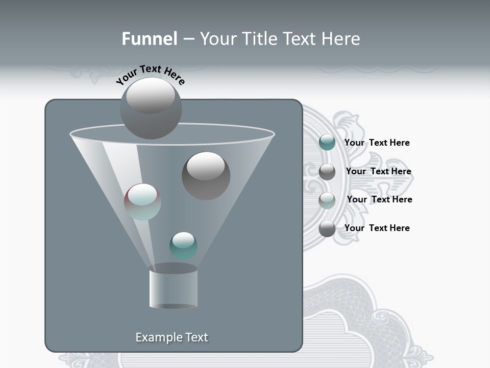 Tattoo Form Symmetry PowerPoint Template