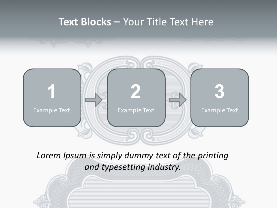 Tattoo Form Symmetry PowerPoint Template