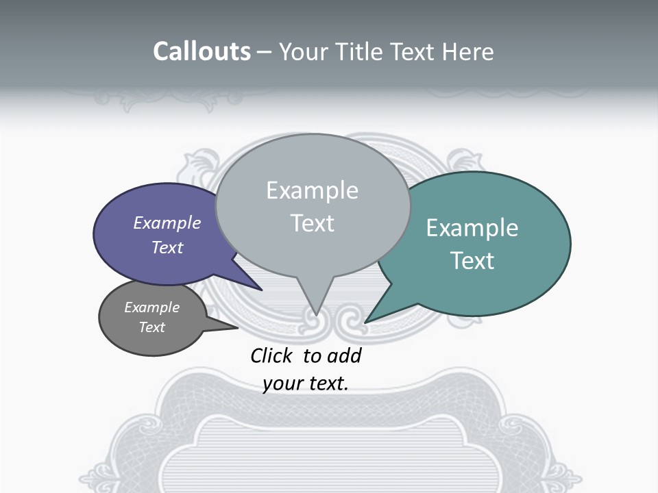 Tattoo Form Symmetry PowerPoint Template