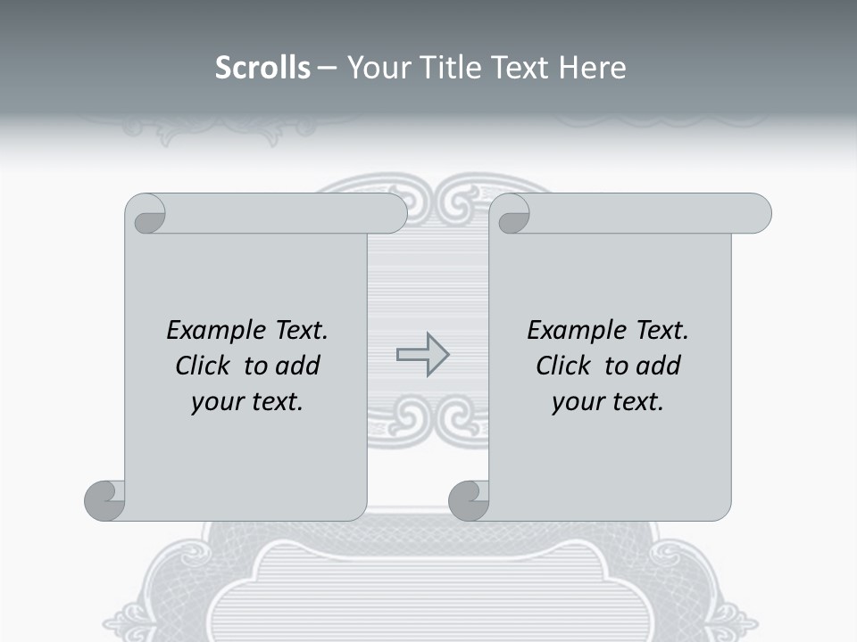 Tattoo Form Symmetry PowerPoint Template