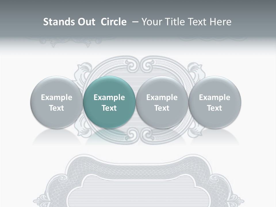 Tattoo Form Symmetry PowerPoint Template