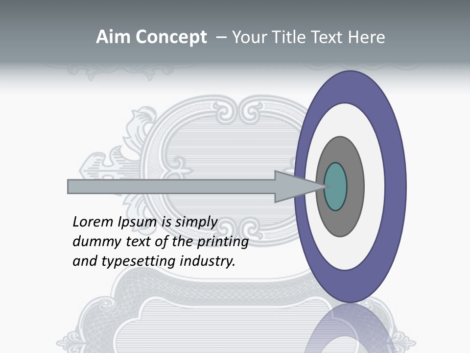 Tattoo Form Symmetry PowerPoint Template