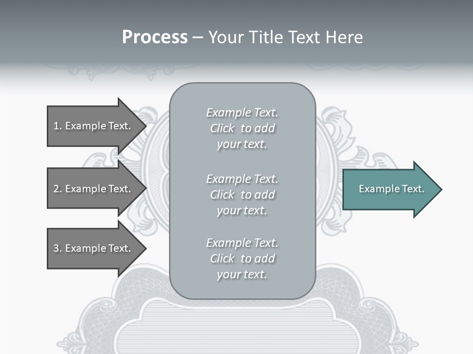 Tattoo Form Symmetry PowerPoint Template
