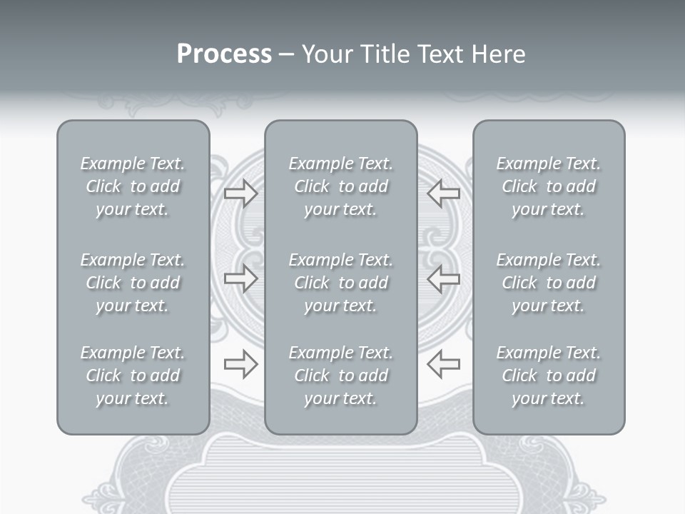 Tattoo Form Symmetry PowerPoint Template