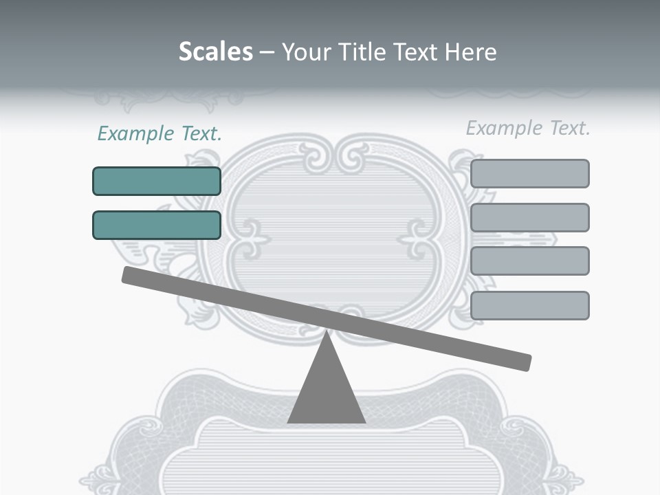 Tattoo Form Symmetry PowerPoint Template