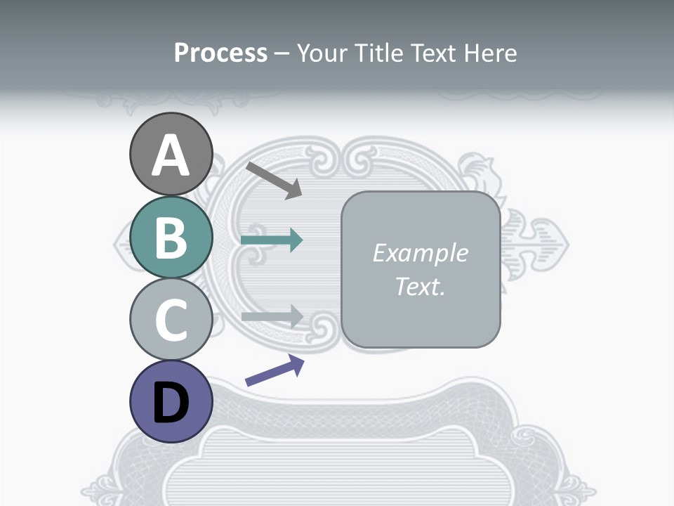 Tattoo Form Symmetry PowerPoint Template