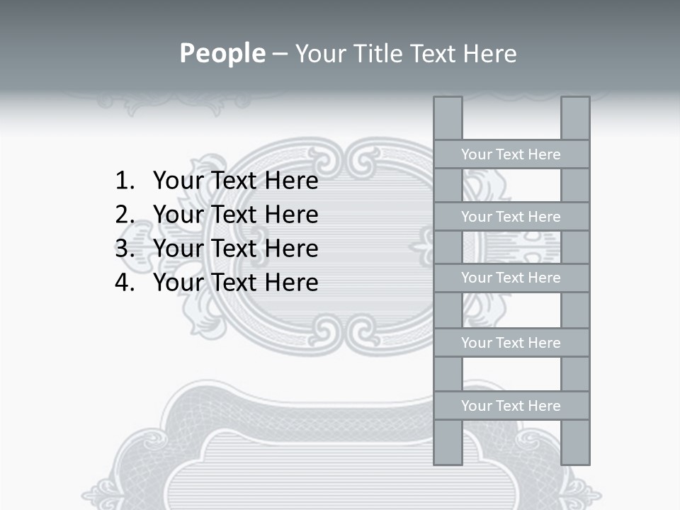 Tattoo Form Symmetry PowerPoint Template