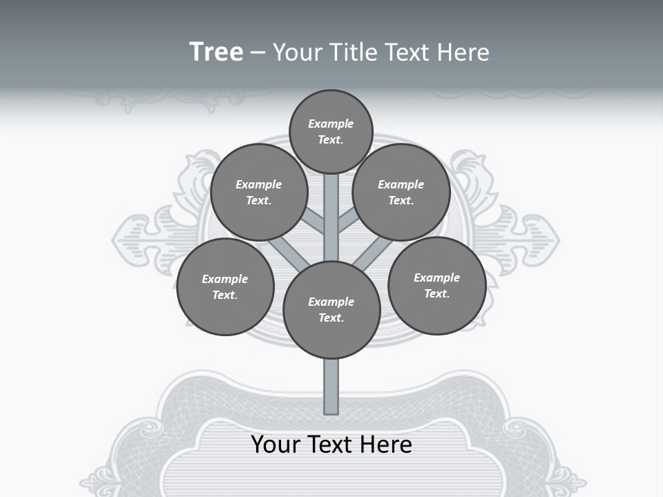 Tattoo Form Symmetry PowerPoint Template
