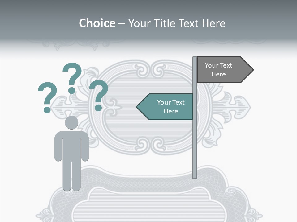 Tattoo Form Symmetry PowerPoint Template