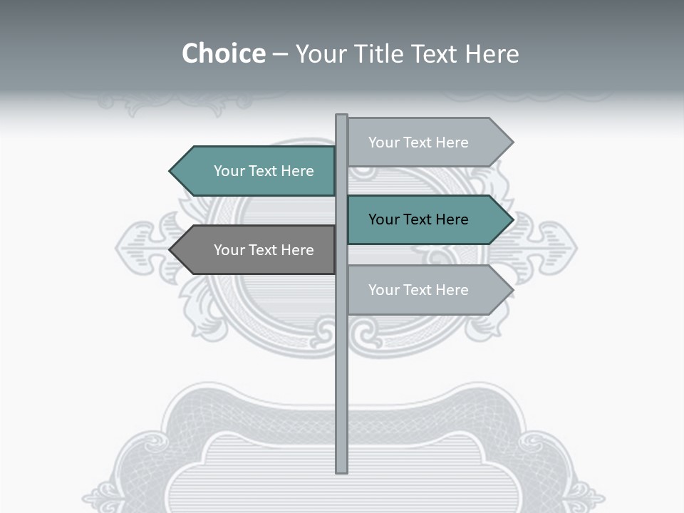 Tattoo Form Symmetry PowerPoint Template