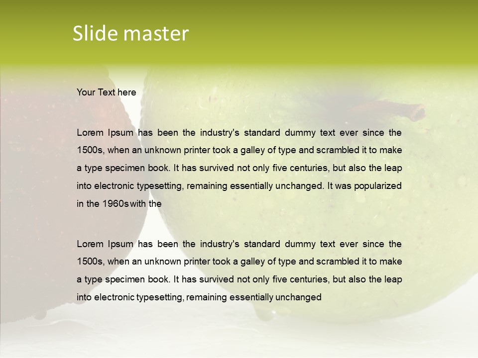 Health Recipe Diet PowerPoint Template