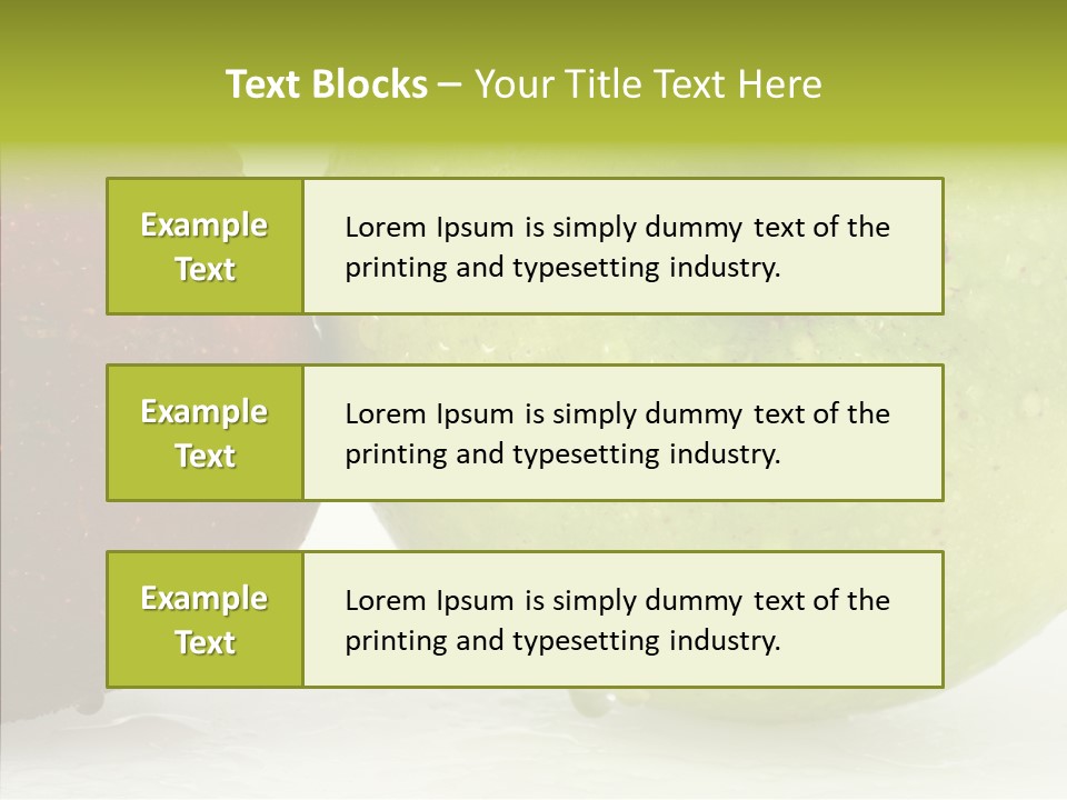 Health Recipe Diet PowerPoint Template