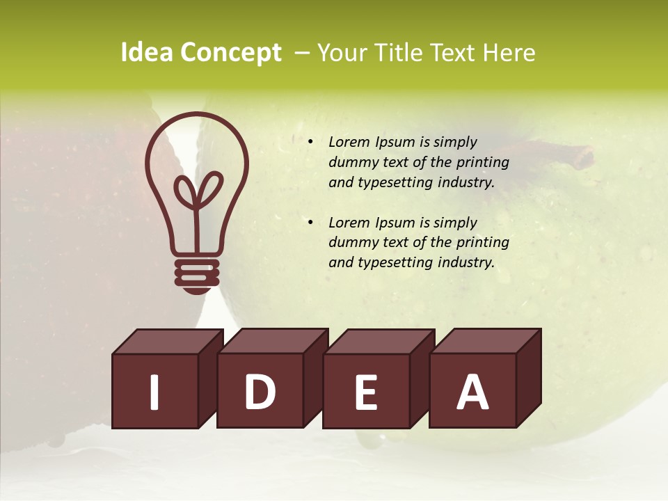 Health Recipe Diet PowerPoint Template