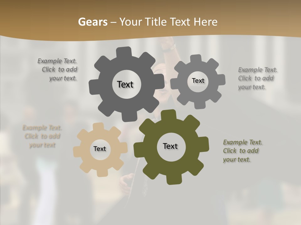 Graduation Women Teenager PowerPoint Template