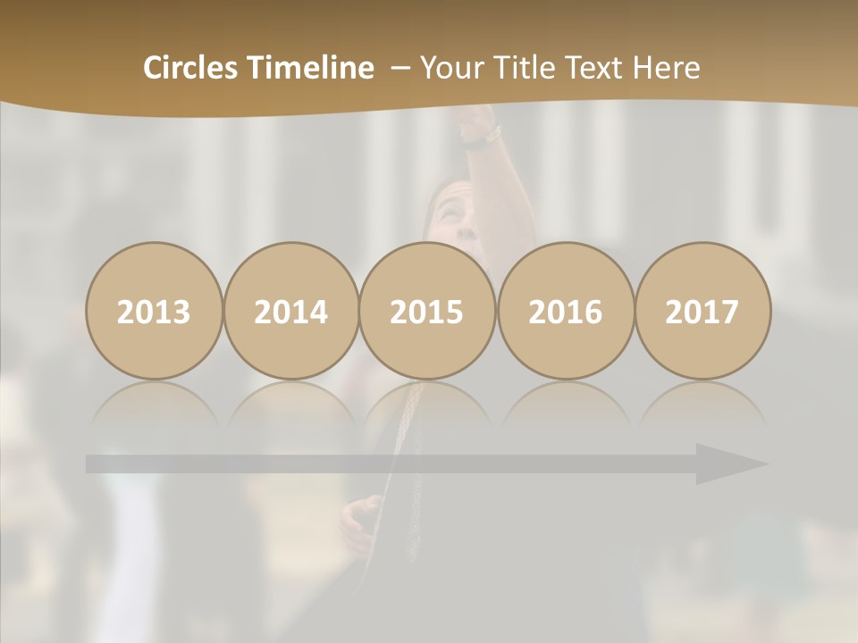 Graduation Women Teenager PowerPoint Template