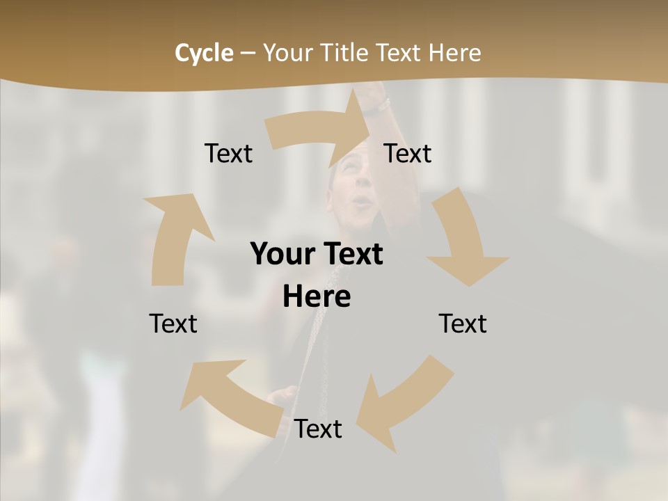 Graduation Women Teenager PowerPoint Template