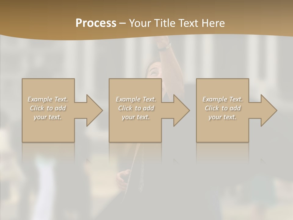 Graduation Women Teenager PowerPoint Template