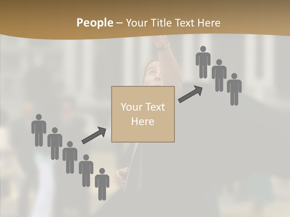 Graduation Women Teenager PowerPoint Template