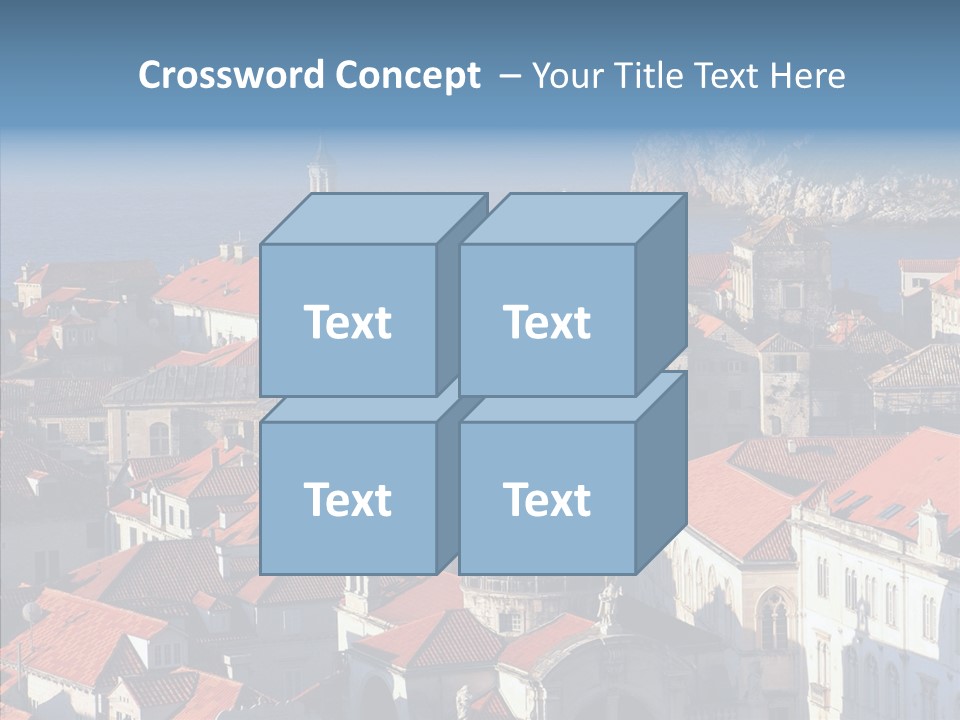 Roof Europe Dubrovnik PowerPoint Template