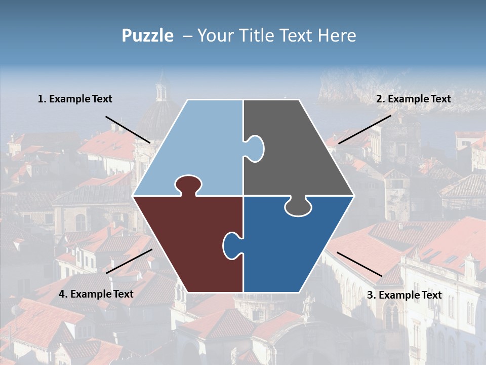 Roof Europe Dubrovnik PowerPoint Template