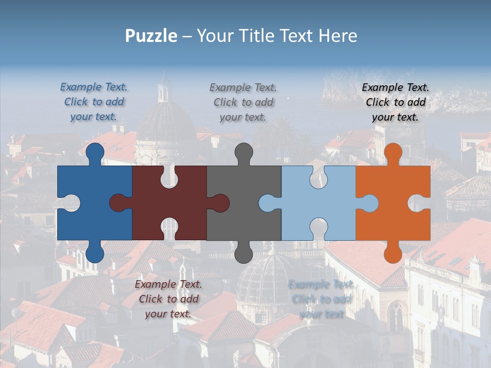 Roof Europe Dubrovnik PowerPoint Template
