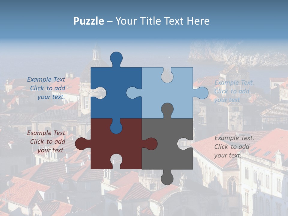 Roof Europe Dubrovnik PowerPoint Template