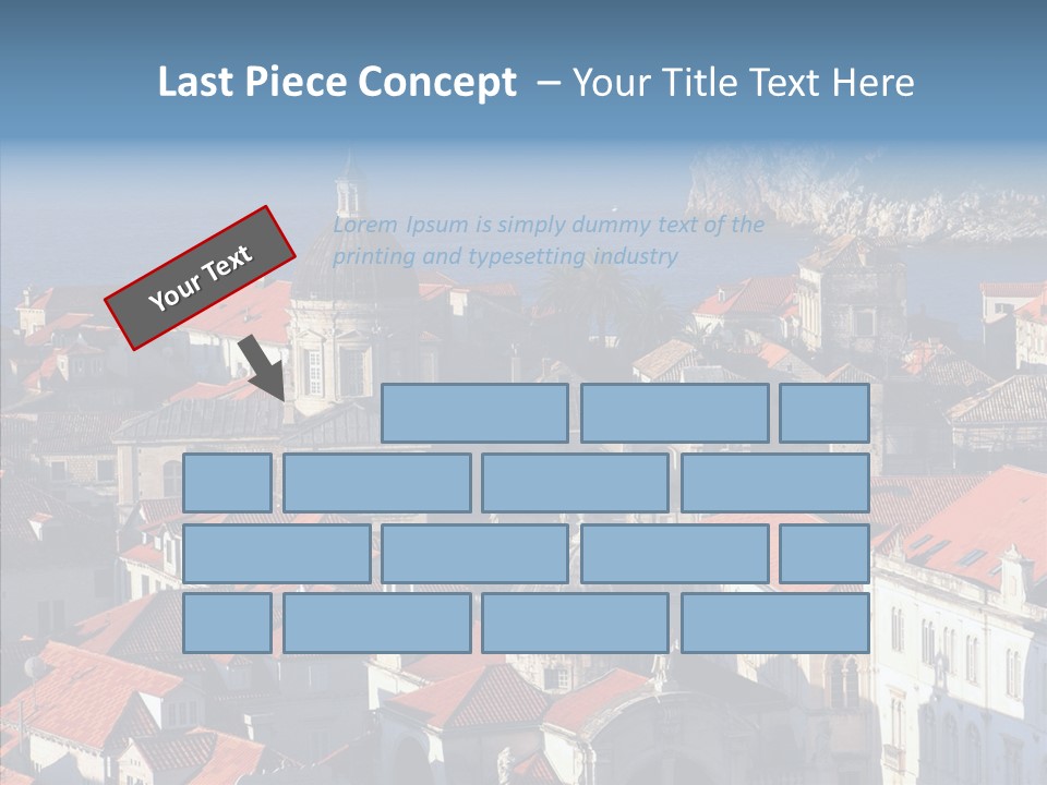 Roof Europe Dubrovnik PowerPoint Template