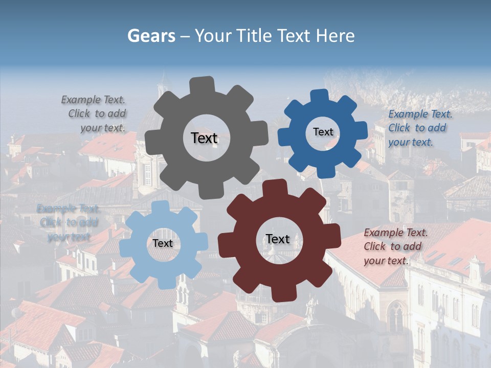 Roof Europe Dubrovnik PowerPoint Template