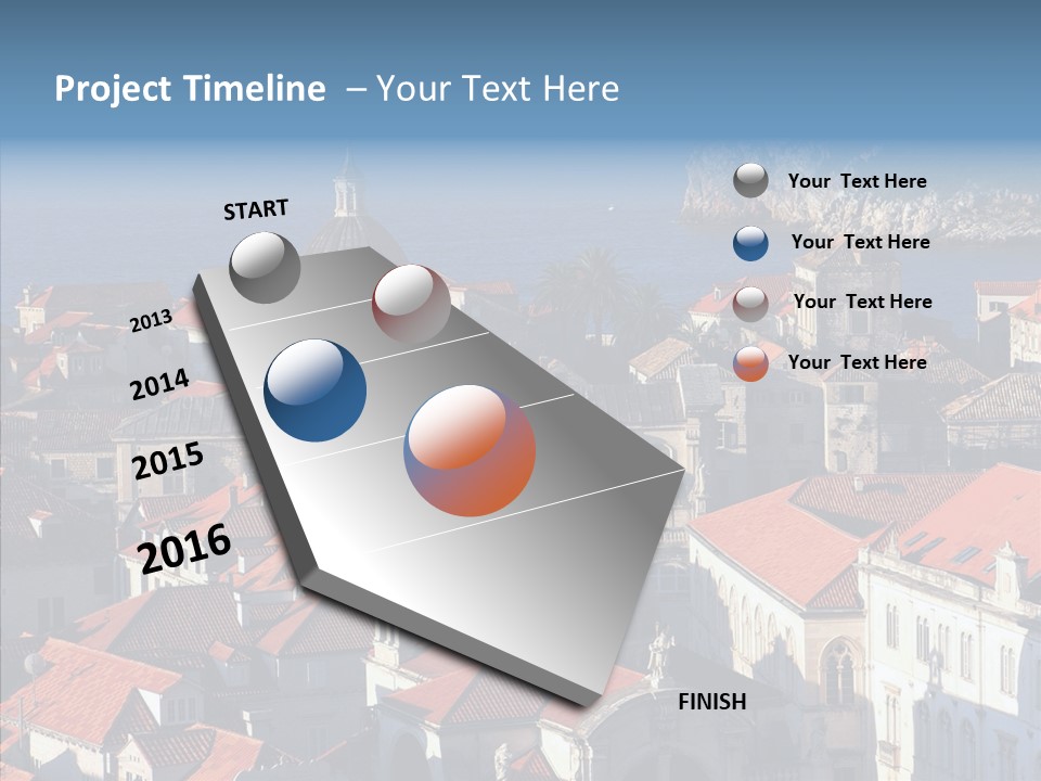 Roof Europe Dubrovnik PowerPoint Template