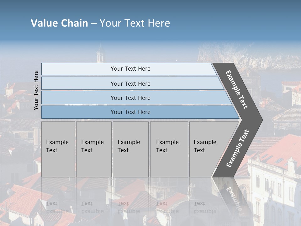 Roof Europe Dubrovnik PowerPoint Template