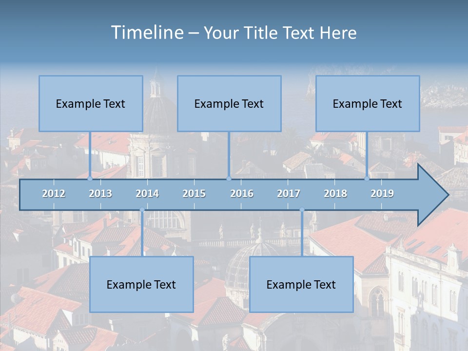 Roof Europe Dubrovnik PowerPoint Template