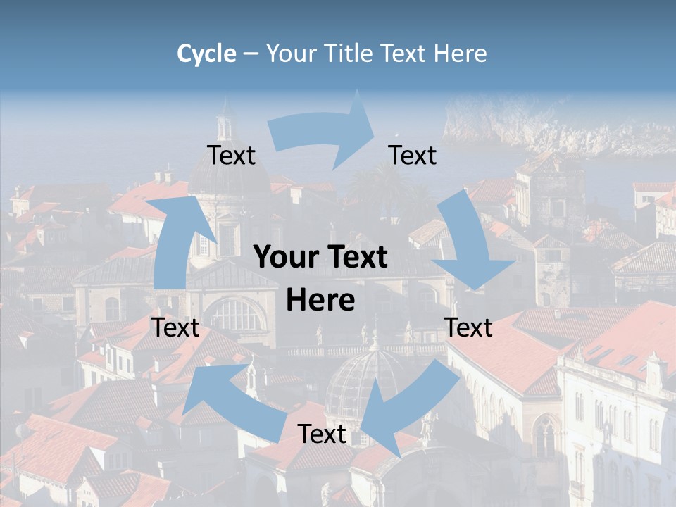 Roof Europe Dubrovnik PowerPoint Template