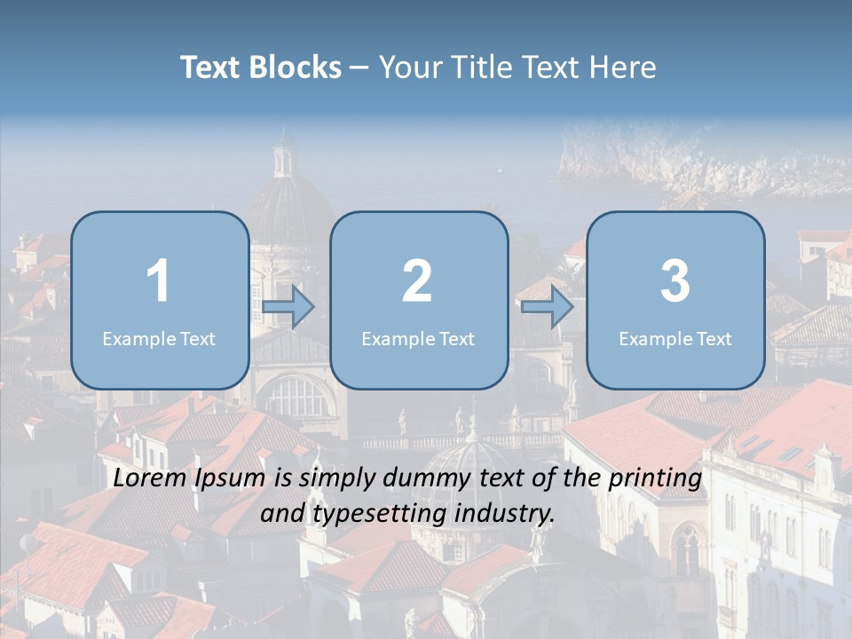 Roof Europe Dubrovnik PowerPoint Template