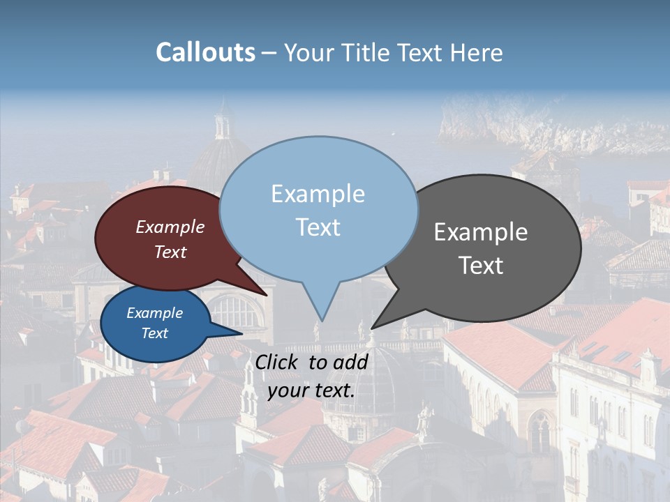 Roof Europe Dubrovnik PowerPoint Template