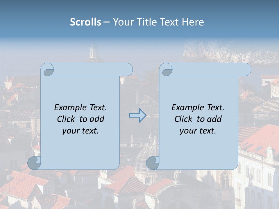 Roof Europe Dubrovnik PowerPoint Template