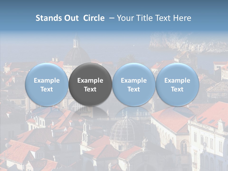 Roof Europe Dubrovnik PowerPoint Template